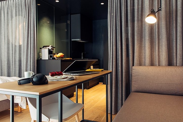 Das Harry’s Home Steyr ist das erste von insgesamt fünf Häusern der österreichischen Kette mit der realisierten zweiten Design-Generation. © harry’s home hotels & apartments/Daniel Zangerl