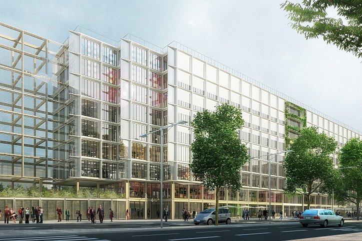 Ab Ende 2022 auch in Paris: Das erste Zoku in Frankreich wird in dem Leuchtturmprojekt Stream Builing realisiert. © Ewout Huibers, Concrete