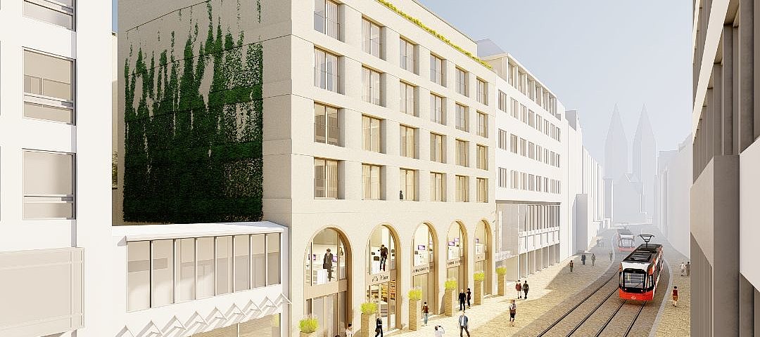 Das neugebaute Acora Bremen Living the City wird zentral in der Bremer Innenstadt liegen. © HD Gruppe - SKAI Das neugebaute Acora Bremen Living the City wird zentral in der Bremer Innenstadt liegen. © HD Gruppe - SKAI