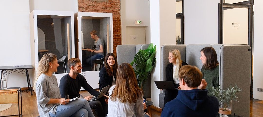 Rund 110 Mitarbeiter, Durchschnittsalter 28: Limehome Headquarter in München © Limehome