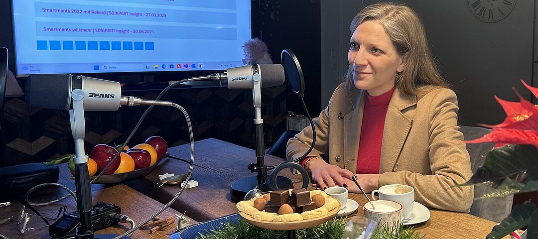 Andrea Bastel im Podcast-Gespräch mit Anett Gregorius © Gregorius