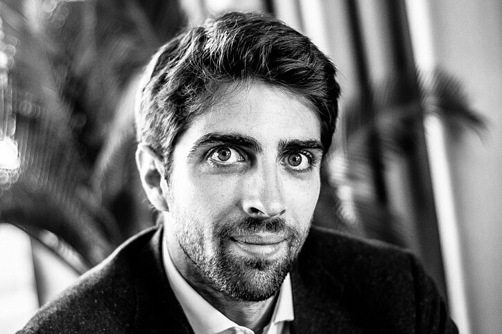 Schwarz-weiß Portrait des Brera-Gründers Matteo Ghedini.