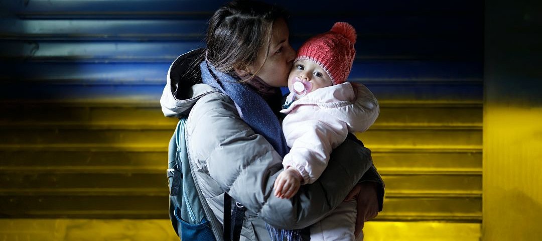 Über 38.000 Geflüchtete aus der Ukraine sind derzeit in Deutschland registriert. Weil es keine Anmeldepflicht, dürften es aber deutlich mehr sein. © Adobe Stock_Marko