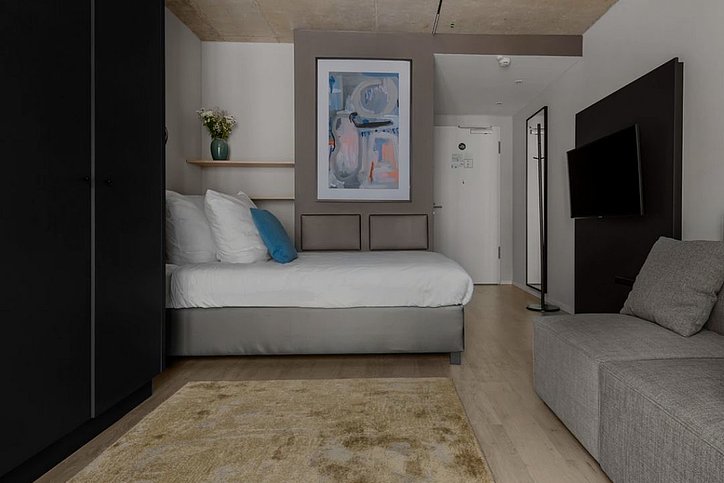 Das Joyn-Gelb ist in der bisherigen Munich Rose in der Rosenthaler Straße gewichen, ansonsten hat Numa das Design weitgehend beibehalten. © Numa Group